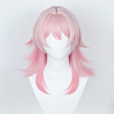 Honkai: Star Rail March 7th Cosplay Perücke Hitzebeständiges Haar Karneval Party Requisiten